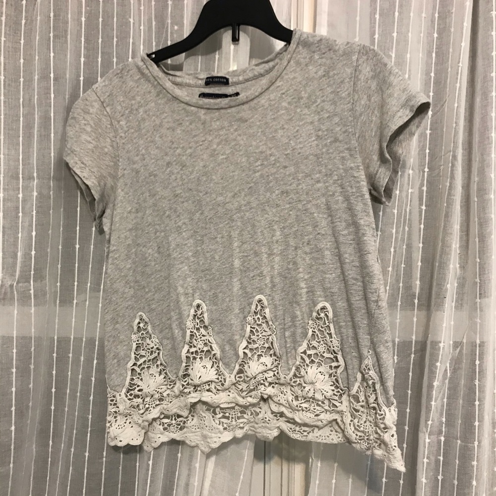 Abercrombie & Fitch Cotton Laced Shirt